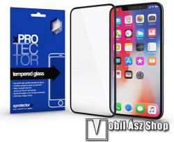 XPRO APPLE iPhone 12, iPhone 12 Pro, Xpro üvegfólia, 9H, 0, 33mmm, Full glue, Full cover, Fekete
