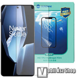 SUNSHINE OnePlus Ace 5, SUNSHINE Hydrogel TPU képernyővédő fólia, Ultra Clear, ÖNREGENERÁLÓ! , 1db, a teljes képernyőt védi (SUNS315321)