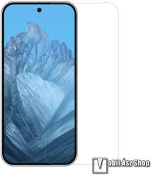 Nillkin Google Pixel 9 Pro XL, NILLKIN Amazing H+PRO előlap védő karcálló edzett üveg, 0.2mm, 9H, A képernyő sík részét védi, Felhelyezést segítő kerettel, Átlátszó
