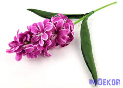  Jácint szálas selyem 40 cm - Sötét Rózsaszín