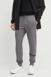 PUMA melegítőnadrág Hoops szürke, nyomott mintás, 676649 - szürke XL