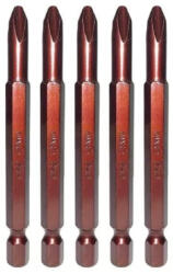 MTX Ph2 bitek 5x75 mm 1/4'' 5 darab (1137155) - kellegyszerszam