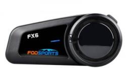 Fodsports FX6 motorkerékpáros intercom fekete (FX6)