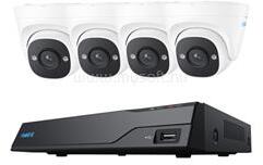 REOLINK NVS8-5MD4 5MP IP kamera szett, 4 turret kamerával beépített 2TB HDD-vel (REOLINK_NVS8-5MD4) (REOLINK_NVS8-5MD4)