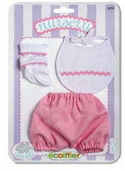 Ecoiffier Hăinuţe pentru păpuşă Clip Strip Nursery Écoiffier albastru/roz (ECO4050)