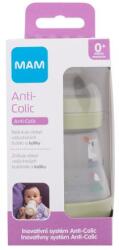 MAM Easy Start Anti-Colic 0m+ Green biberon pentru nou-născuți pentru lapte matern și nutriție artificială 160 ml
