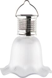 Praktiker Praktiker Szolár Led Függő Harang Ip44 Melegfehér 8, 5x10cm Műanyag átlátszó (26556)