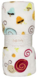 Soffi Baby Baby takaró plüss dupla csigás 75x100cm