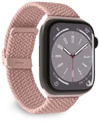 PURO ''LOOP'' rugalmas nylon szíj Apple Watch 38-40-41mm rózsaszín