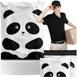 Malatec Futártasak ragasztócsíkkal 320X450 PANDA 50 db - bamibolt