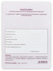 Nyomell Igazolvány a biztosítási jogviszonyról és az egészségbiztosítási ellátásokról KPE160/A (KPE 160/A) - web24