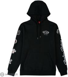 Troy Lee Designs Worldwide pulóver, fekete (M)