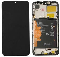 0235AFJJ Gyári Honor 70 Lite / X8 5G LCD kijelző érintővel, Fekete kerettel előlap, akkumlátorral (0235AFJJ)