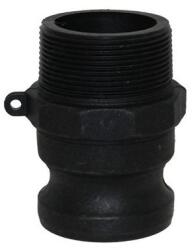  CAMLOCK gyorscsatlakozó "F" tip. "apa" külső menetes, műanyag, 2 (CAMLOCK gyorscsatlakozó "F" műanyag, 2")