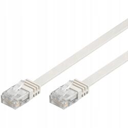 Goobay Patchcord Lan kábel Cat 6 U/utp lapos fehér 15m (95157)