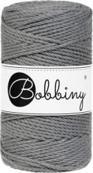 Bobbiny 3PLY Macramé Rope 3 mm 100 m Gri piatră Șnur (TS-E076)