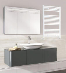 Technik Therm Angora 500x1400 mm íves, fehér törölközőszárító radiátor