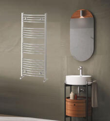 Technik Therm Angora 600x1700 mm íves, króm törölközőszárító radiátor