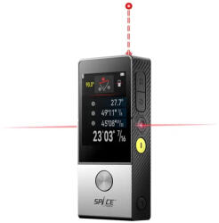 Mileseey D9 Pro - lézeres távolságmérő jelölőlézerrel: 100 m, 3D (két tetszőleges pont közti) mérés, érintőképernyő, bluetooth, stb (d9-pro)