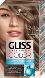 Schwarzkopf Schwarzkopf Gliss Color hajfesték 7-16 Hideg hamvas szőke 2 x 60 ml (875047)
