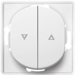 ALING-CONEL Aling-Conel EON - 105N redőny (zsalu) nyomógomb, 10A 250V, keret nélkül, fehér (E6075.0) (E6075.0)