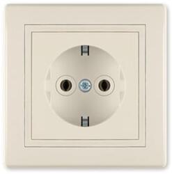 ALING-CONEL Aling-Conel PRESTIGE - 101N nyomógomb lámpajellel, 10A 250V, keret nélkül, krém (6009.9) (6009.9)