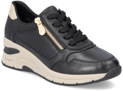 RIEKER női sportos fűzős cipzáras sneaker félcipő N9301-00