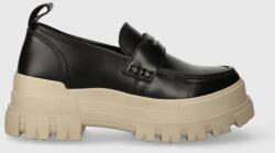 Buffalo mokaszin Aspha Loafer fekete, női, platformos, 1622297 - fekete Női 40
