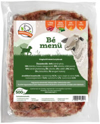 Farkaskonyha BÉ Menü egyfehérjés fagyasztott BARF menü kutyának 500g