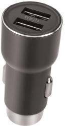  Autós töltő, Szivargyújtós töltő, 5V / 3.1A, 2 x USB aljzat, Forever, szürke, CC-04