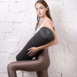 PRANA Standard huzat 70X20 cm yoga hengerhez - Szürke - CSAK KÜLSŐ HUZAT