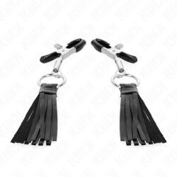 Kink Nipple Grip Kink - Műbőr Bojt Mellbimbó Bilincsek 6 Cm (d-240945)