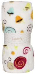 Soffi Baby takaró plüss dupla csigás 75x100cm