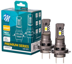 m-tech Set doua Becuri H7 LED Premium Smart, 12V, Canbus, 35W, 5000lm, 6000K (LSPSNG7)
