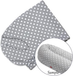 Scamp huzat univerzális szoptatós párnára (GreyWhiteDots) (SZPEH168)