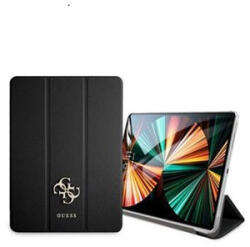 GUESS Saffiano Folio Apple iPad Pro 12.9 oldalra nyíló tok, fekete (GUIC12PUSASBK) - phoner