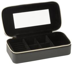 J-line Fekete műbőr ékszerdoboz J-line Jewly 24 x 11, 5 cm (J-46555)