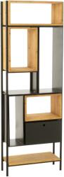 J-line Fekete fém polc J-line Tobleu 185 x 65 cm (J-37807)