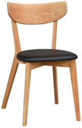 Rowico Home Tölgyfa étkezőszék ROWICO AMI bőr ülőfelülettel (RO-113031)