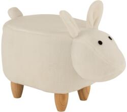 J-line Fehér szövet gyermek zsámoly J-line Sheep 35 cm (J-15373)