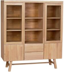 Rowico Tölgy vitrin ROWICO BROOKLYN 150 x 130 cm (RO-108596)