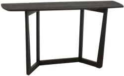 J-line Fekete fa fésülködőasztal J-line Moris 140 x 40 cm (J-20626)