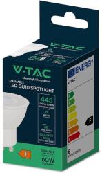V-TAC GU10 LED spot égő dimmelhető 6W hideg fehér 38° - SKU 211971 (211971)