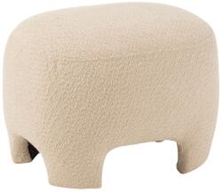 J-line Fehér kárpitozott J-line Seana puff, 55 x 41 cm (J-38845)