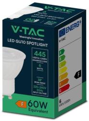 V-TAC GU10 LED spot égő 6W hideg fehér 38° - SKU 211911 (211911)