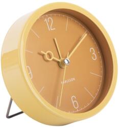 Present Time Sárga fém ébresztőóra lencse (KA5986YE)