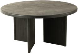 J-line Fekete teak étkezőasztal J-line Fekete 150 cm (J-43766)
