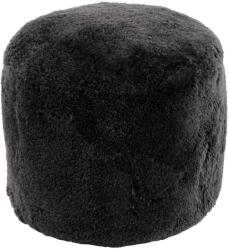 J-line Sötétszürke báránybőr puff J-line Greg 47 cm (J-18039)