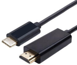 HOPE R Cablu USB 3.1 Type C la HDMI, 4K, 1.8m, negru, HOPE R (CU31CHDMI18)