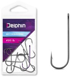Delphin B! NEO 1 8db/csg egyágú cseburaska horog (101005141)